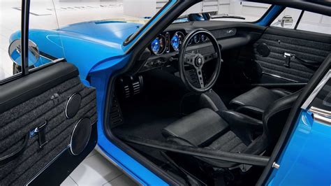 Volvo P1800 Cyan Reveals Its Gorgeous Engine Bay, Minimalist Interior ...