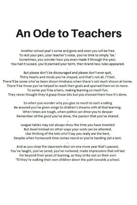 30 Awesome Funny Poems About Teachers and School