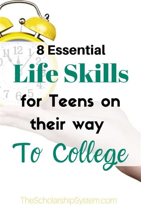 8 Essential Life Skills to Teach Your High Schooler | The Scholarship ...