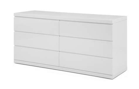 White High Gloss Dresser, White Lacquer Dresser, Grey Dresser, Modern ...