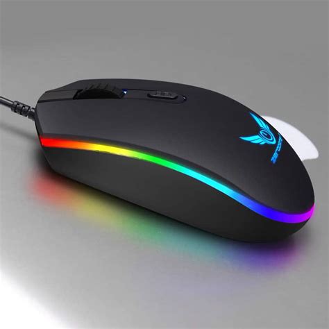 Zerodate RGB Mouse | Ultimate Rainbow Aurora Light Effects Gaming Mouse