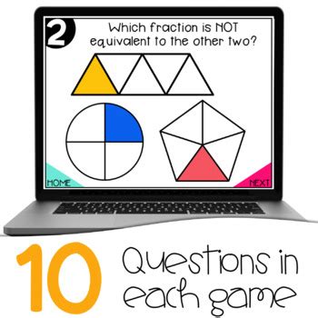 Interactive Math Games - Fractions by All Students Can Shine | TpT