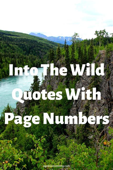 50 Into The Wild Quotes With Page Numbers | Ageless Investing