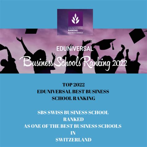 Eduniversal Business Schools Ranking 2022 | SBS Swiss Business School ...