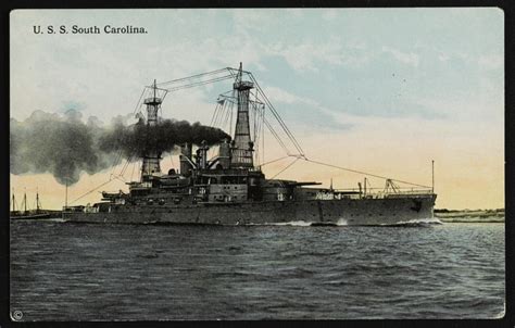 NH 108805 USS SOUTH CAROLINA (BB-26) (1910-1924)