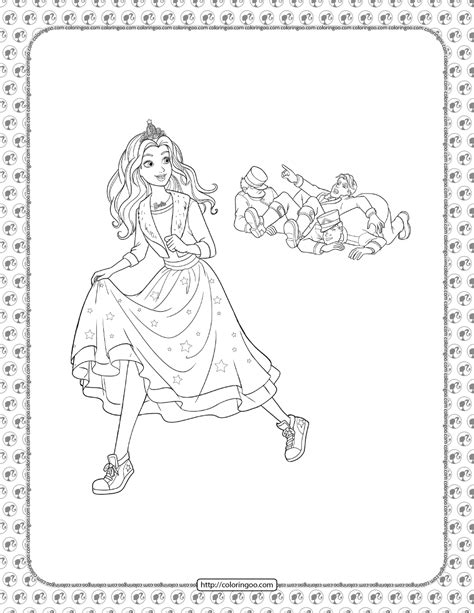 Barbie Princess Adventure Coloring Pages