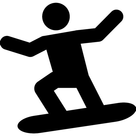 Snowboard Silhouette Vector SVG Icon - SVG Repo