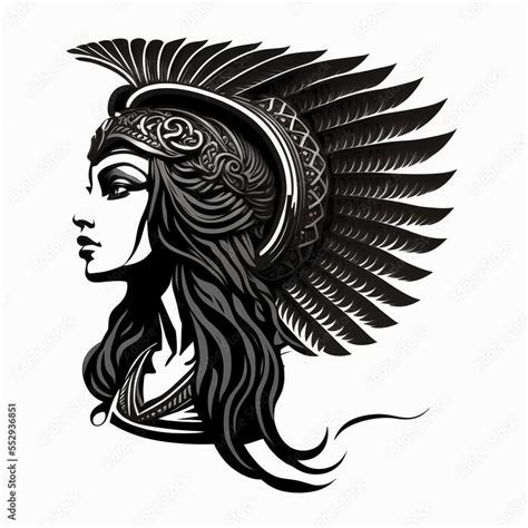 Isis goddess vector for logo or design. Generative AI Stock ...