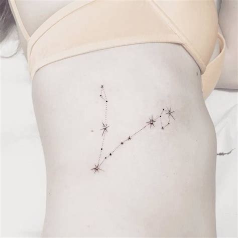 Minimalist Pisces Constellation Tattoo - Wiki Tattoo