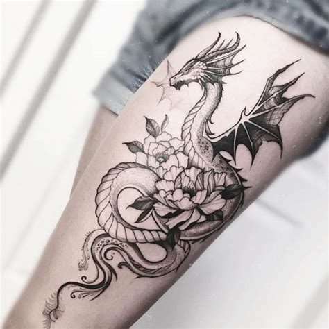 Dragon tattoo ideas for women photos