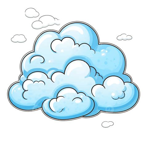 Cartoon Cloud Illustration, Cloud Clipart, Cartoon Clipart, Cloud PNG ...