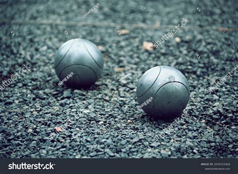 Petanque Ball Background Template Space Insert Stock Photo 2074723426 ...