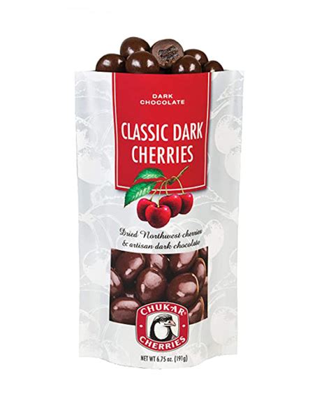 Chukar Cherries Classic Dark Chocolate Cherries 6.75 oz. – Ithaca ...