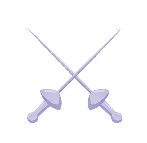 fencing sword isolated vector illustration 20364085 Vector Art at Vecteezy