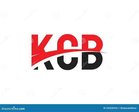 KCB Letter Initial Logo Design Vector Illustration Stock Vector ...