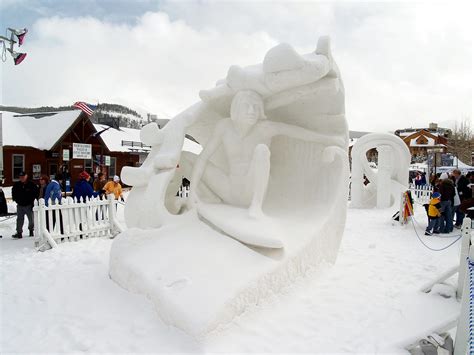 Breckenridge Colorado Ice Sculptures - LOVELAND SCULPTURE WALL