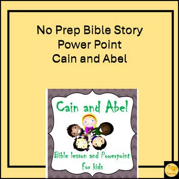 Cain And Abel Lesson For Kids | Kids Matttroy