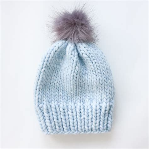 Ravelry: Simple Chunky Wool Knit Hat pattern by Ashley Lillis