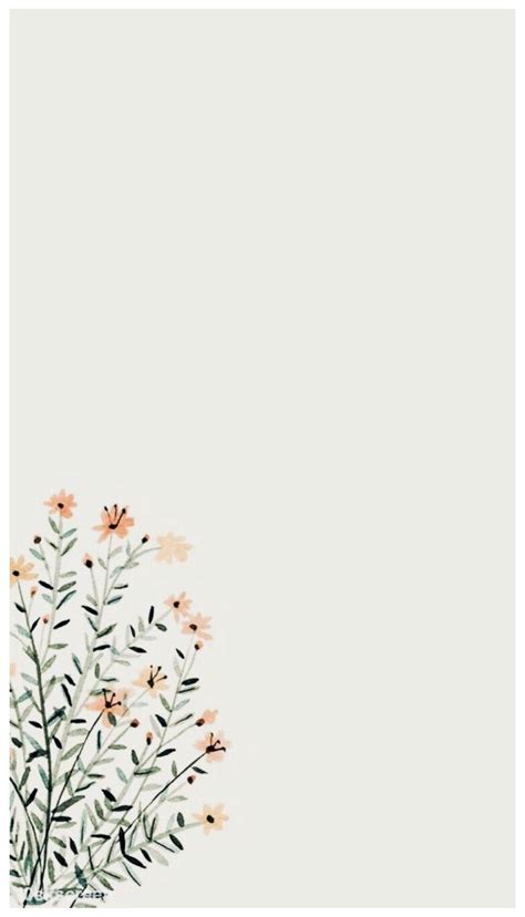 🔥 [40+] Aesthetic Flowers Simple Wallpapers | WallpaperSafari