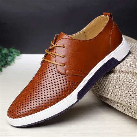 JKH-240 Men Luxurious Brand Leather Casual Shoes – Jekhanei.Com