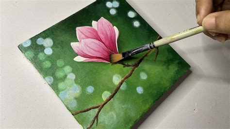 Acrylic Flower Painting Tutorial For Beginners | Best Flower Site