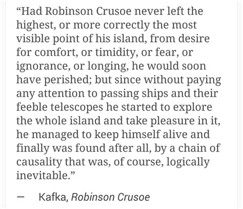 Franz Kafka, On - Robinson Crusoe | Favorite book quotes, Literary ...