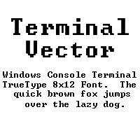 yohng.com · Windows 8x12 Console Font Unicode