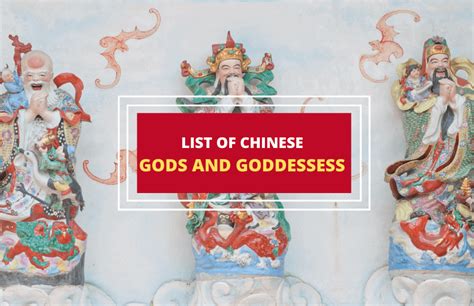 List of Chinese Gods, Goddesses, and Heroes - Symbol Sage