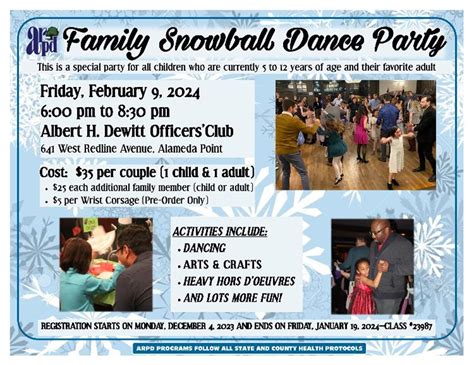 Family Snowball Dance Party