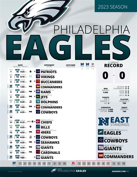 [Ongoing] 2023 Hi-Res Eagles Schedule : r/eagles