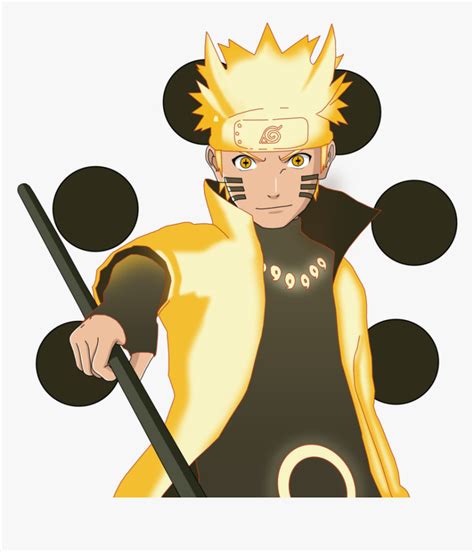 Transparent Naruto Hokage Png - Naruto Uzumaki Kurama Sage Mode, Png ...