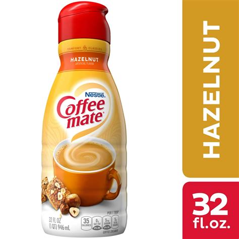 Nestle Coffee mate Hazelnut Liquid Coffee Creamer 32 fl oz. - Walmart ...