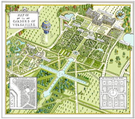 Versaille Garden Map | Fasci Garden