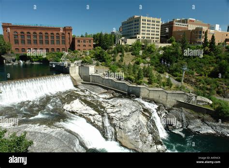 AJD55996, Spokane, WA, Washington, Spokane Falls, Spokane River ...