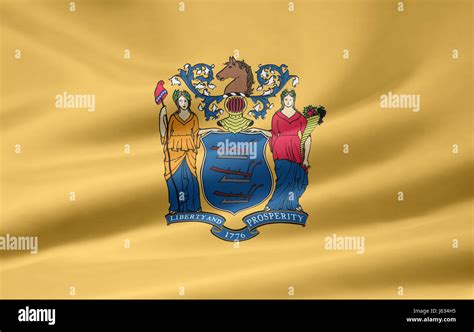 new jersey flag Stock Photo - Alamy