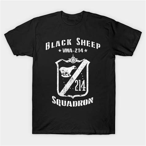 Black Sheep Squadron Vma-214 Wwii Vintage T-shirt | Black-sheep ...