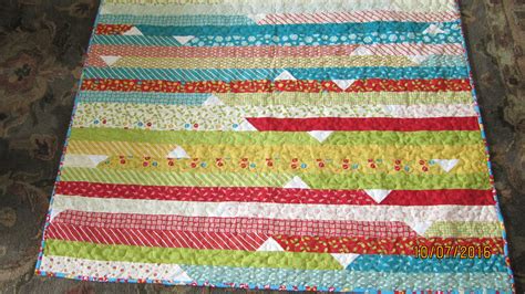 Jelly roll race quilt | Quilt