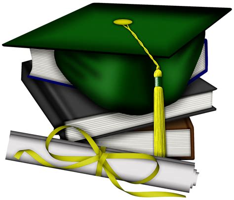 Green Graduation Cap Clipart - ClipArt Best