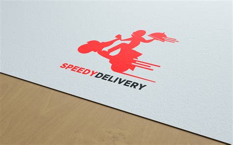 Bike Delivery Logo | Food Delivery Logo For Sale - Lobotz LTD