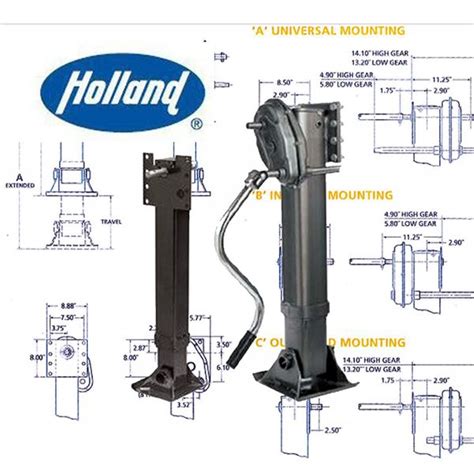 Trailer Landing Gear Parts Diagram