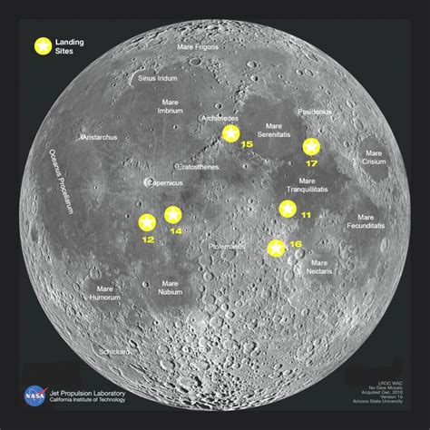 Apollo 11 Moon Map