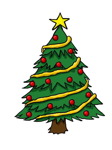 Cartoon Christmas Tree - ClipArt Best