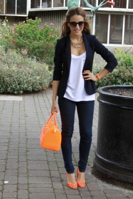 22 Excellent Spring Outfit Ideas With Orange Shoes - Styleoholic