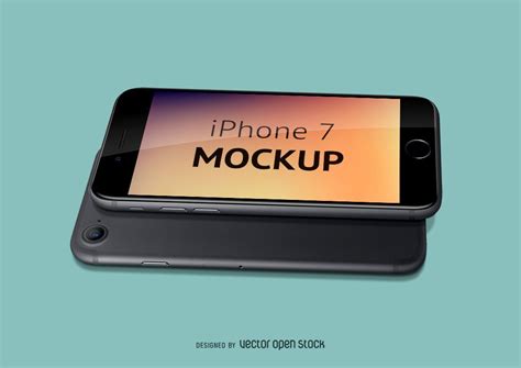 Iphone 7 Mockup PSD PSD Editable Template