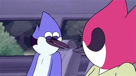 Regular Show - Mordecai and Margaret's First Kiss - YouTube