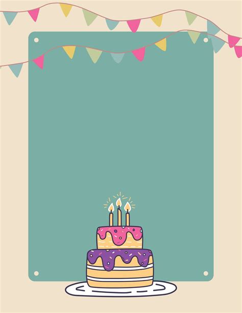 Cake Letter Background in Illustrator, PSD, PDF, Word, Google Docs ...