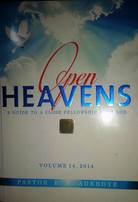 RCCG Open Heavens Daily Devotional - Home