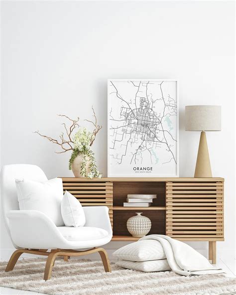 Orange NSW Map Print - Chelsea Chelsea