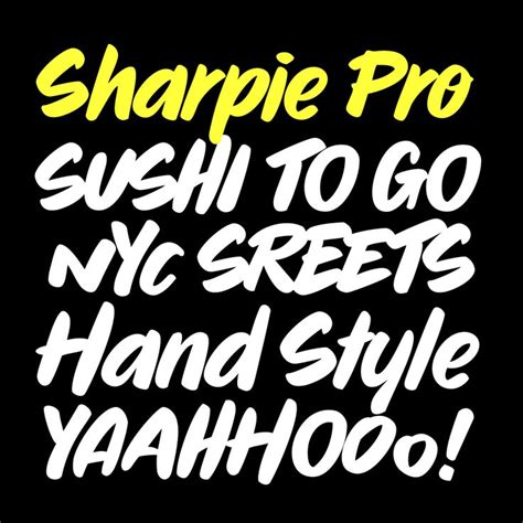 Sharpie Pro – Typeverything | Sharpie, Lettering, Tech company logos