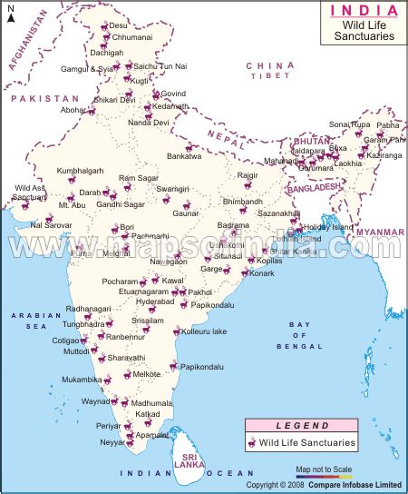 Wildlife Sanctuaries In India Map – Map Of The World